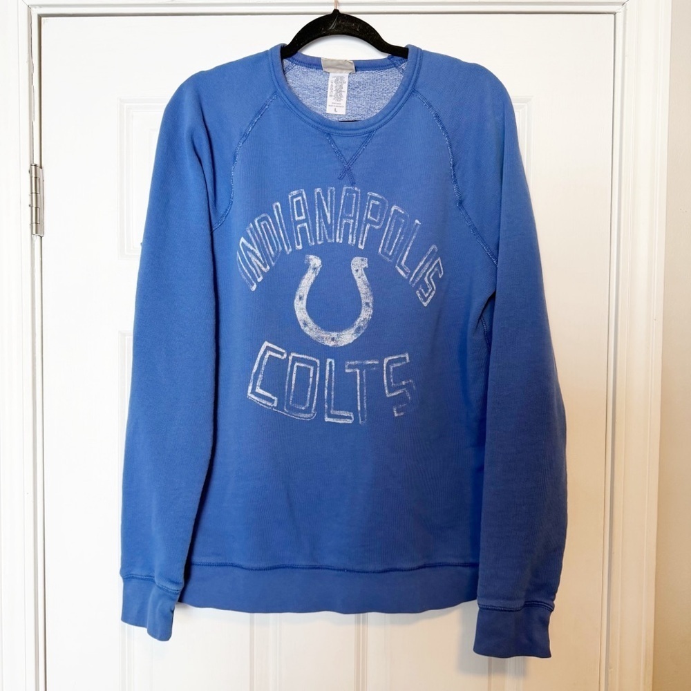 Junk food Indianapolis Colts football graphic crewneck